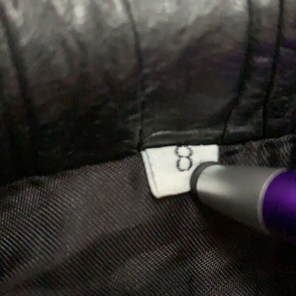 LEATHER‎ LONG SWING SKIRT SIZE 8 - Picture 8 of 9